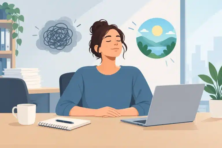 How to Calm Work Stress Without Pushing Through